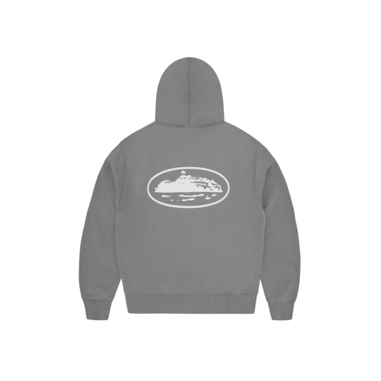 Corteiz - Puff Print Zip Hoodie [ Gully Grey ]