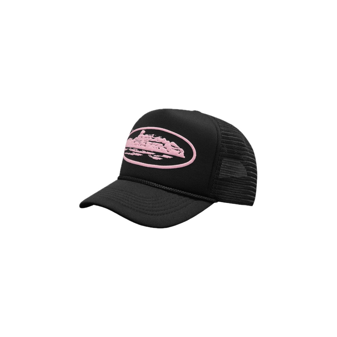Corteiz - Alcatraz Trucker Hat [ Black / Pink ]