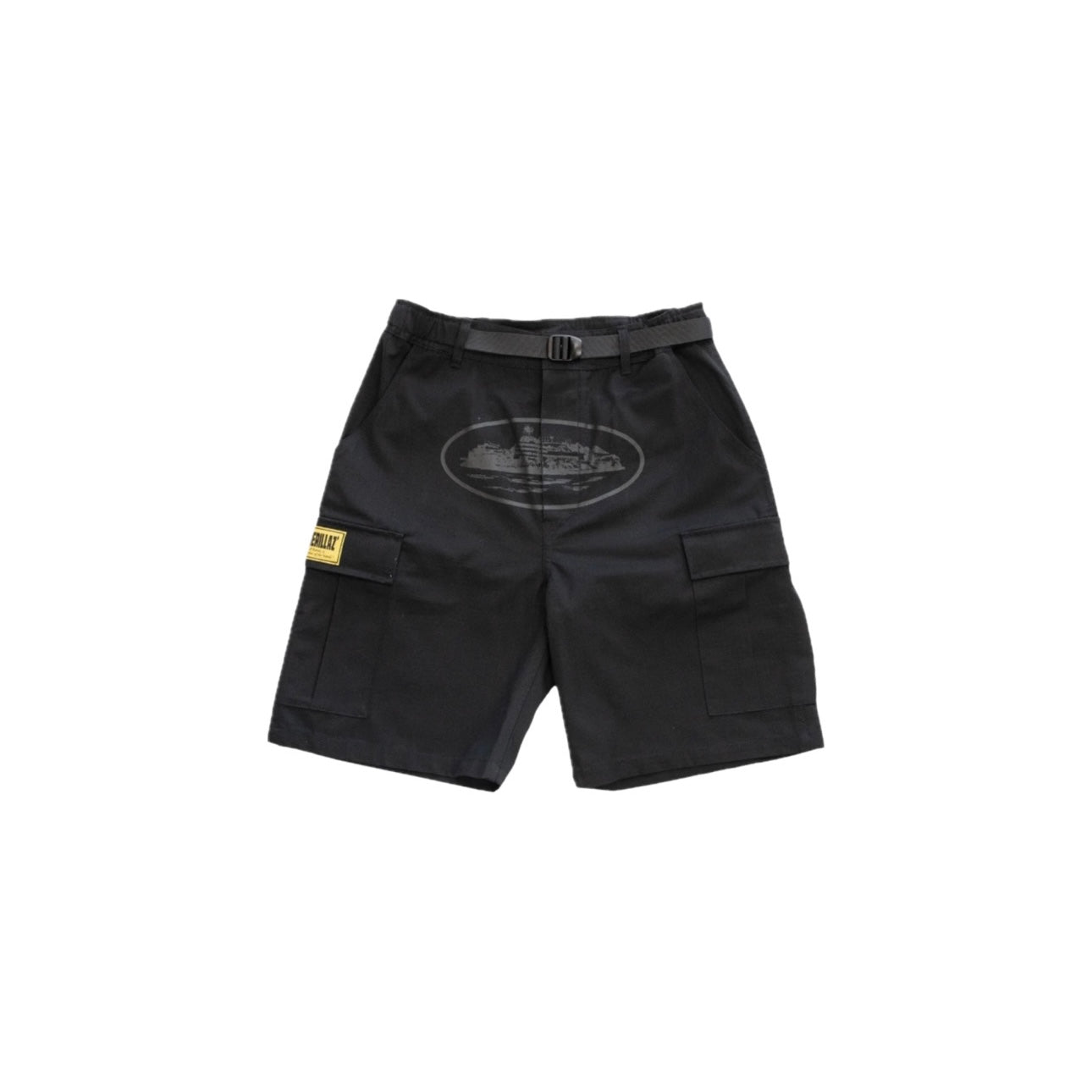 Corteiz Cargo Shorts [ Black Old SZN ]