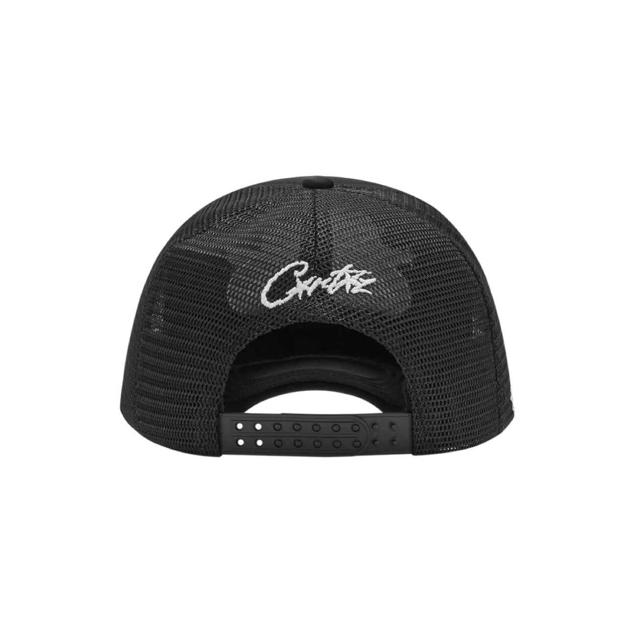 Corteiz - Alcatraz 5 Star Trucker Hat [ White / Black ]