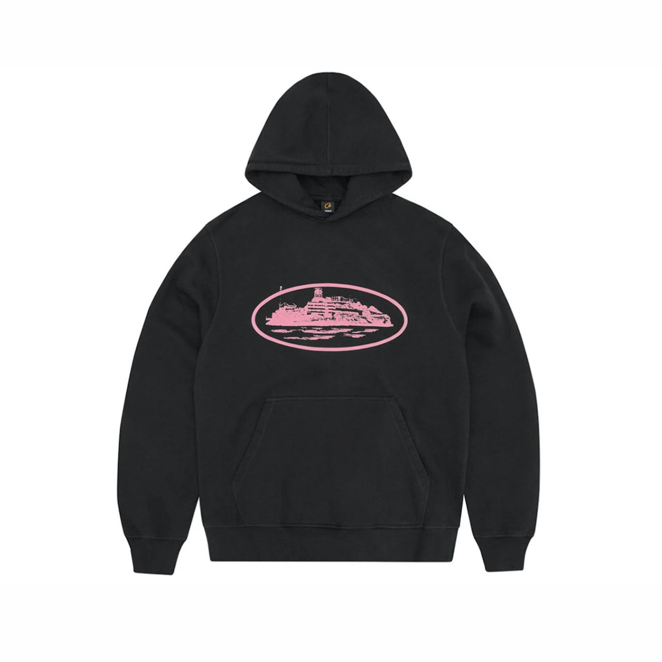 Corteiz - Alcatraz Hoodie [ Black / Pink ]
