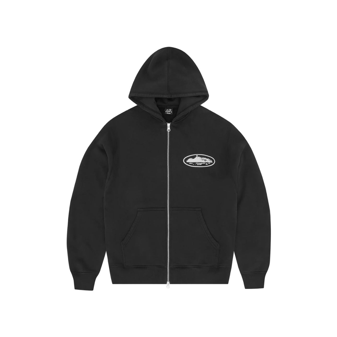Corteiz - Puff Print Zip Hoodie [ Black ]