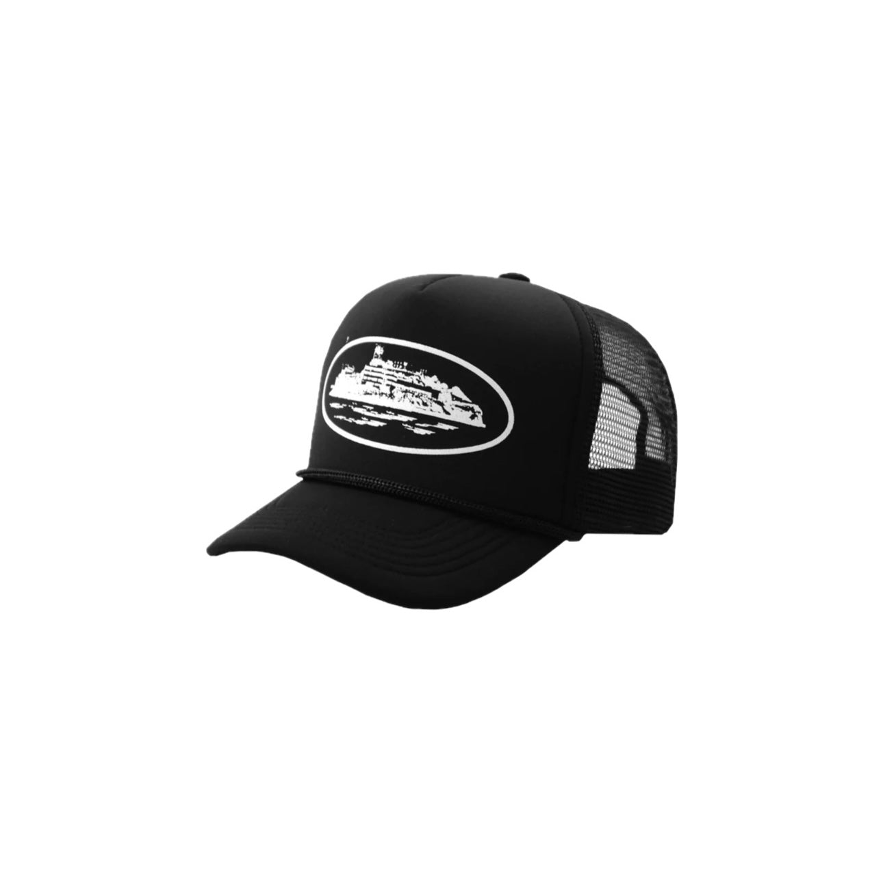 Corteiz - Alcatraz Trucker Hat [Black/White]