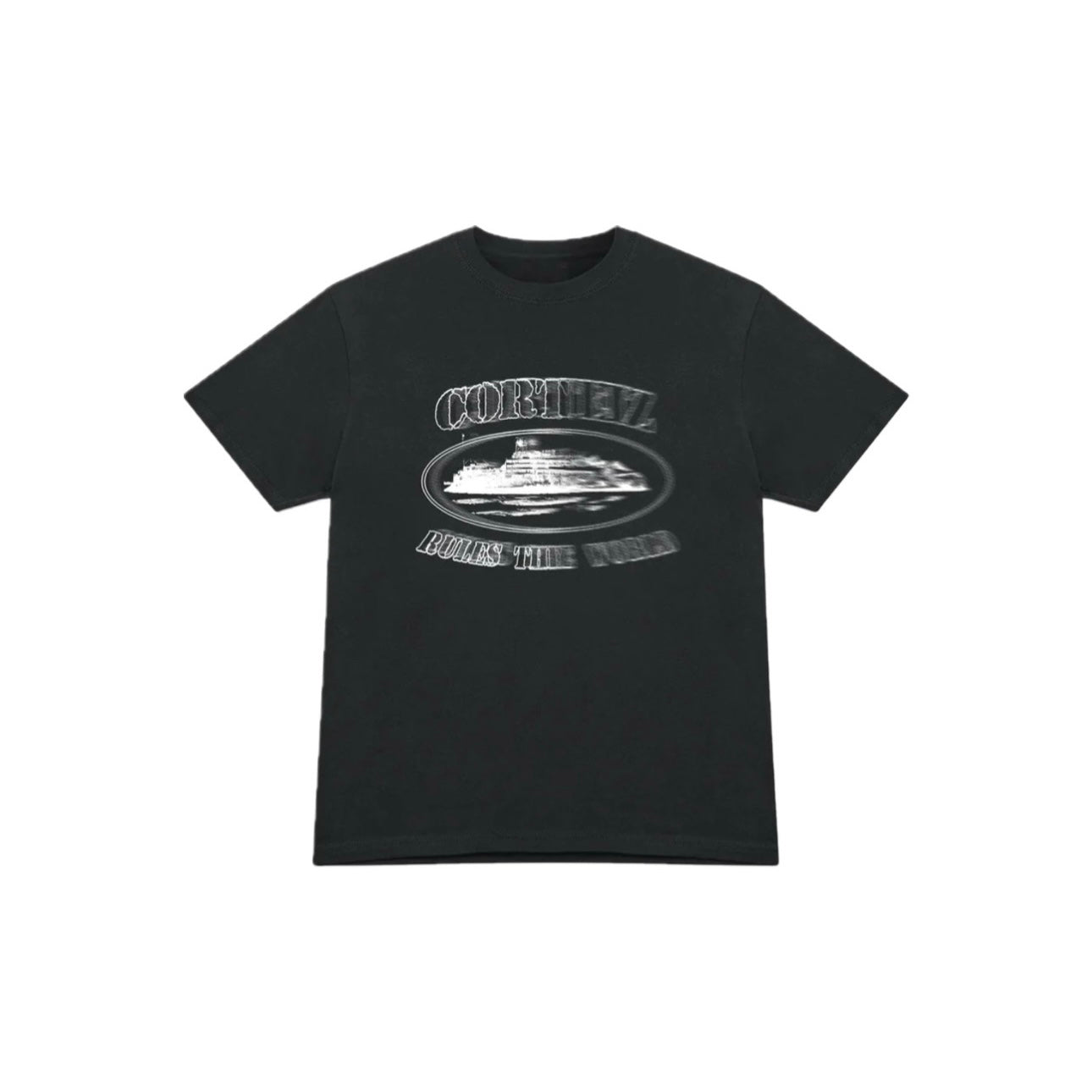 Corteiz - Blur Alcatraz Tee [ Black ]