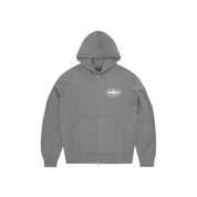 Corteiz - Puff Print Zip Hoodie [ Gully Grey ]