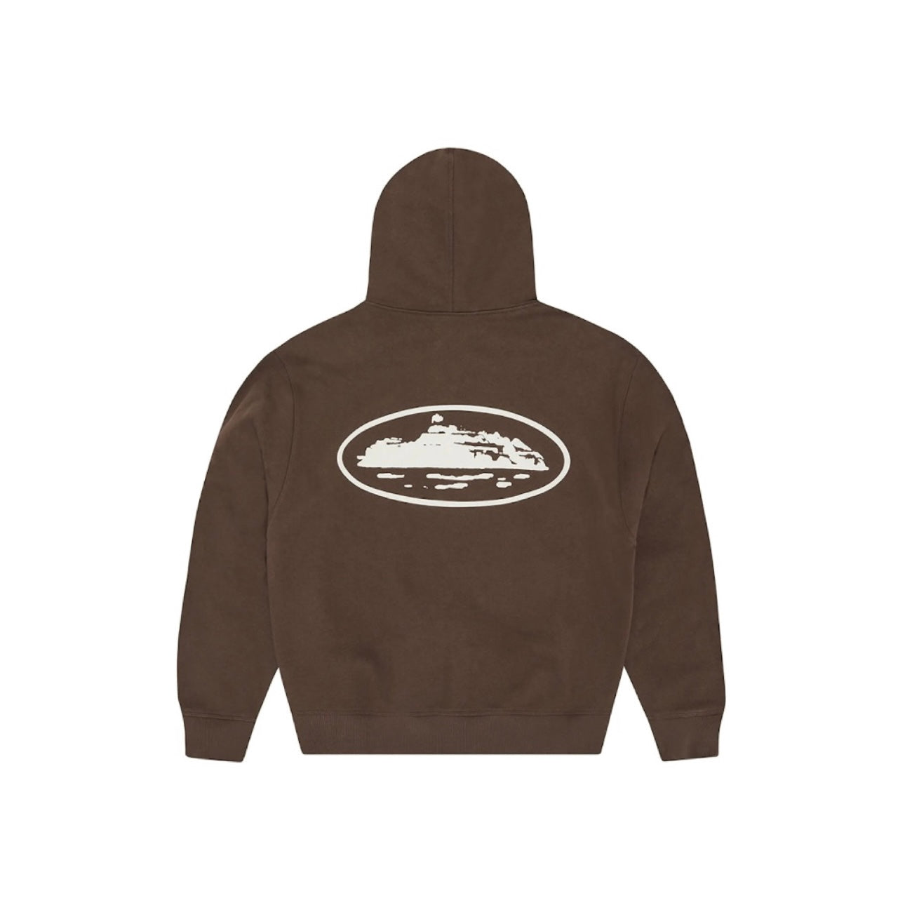 Corteiz - Puff Print Zip Hoodie [ Brown ]