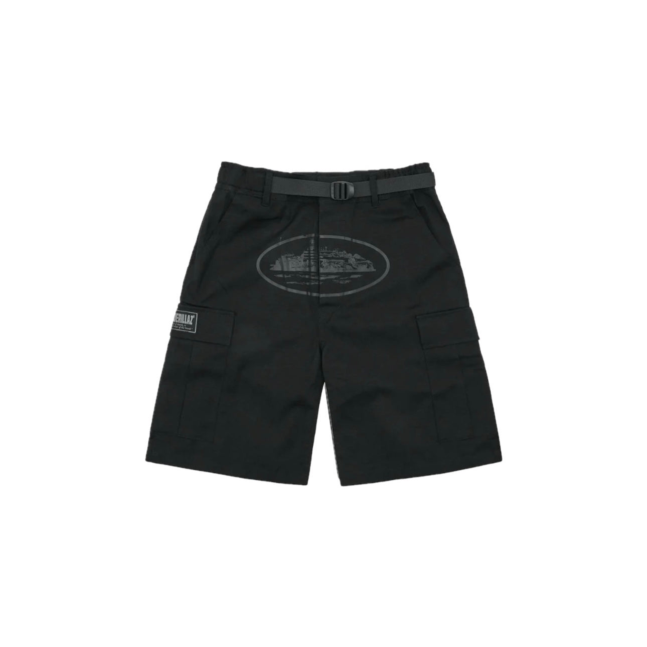 Corteiz Cargo Shorts Black
